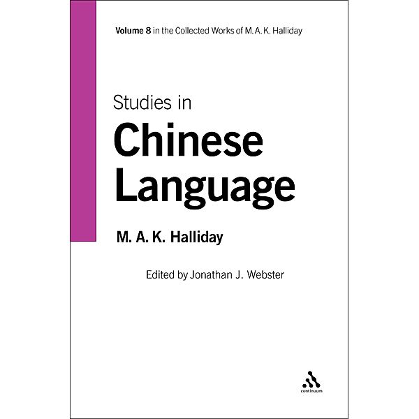 Studies in Chinese Language, M. A. K. Halliday