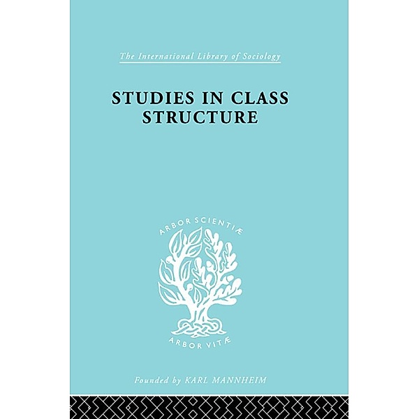Studies in Class Structure, G. D. H. Cole