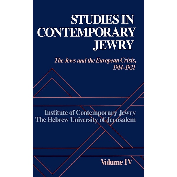 Studies in Contemporary Jewry, FRANKEL JONATHAN