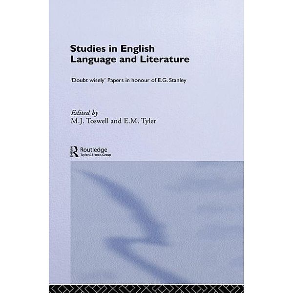 Studies in English Language and Literature