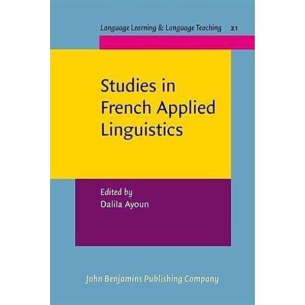 Studies in French Applied Linguistics