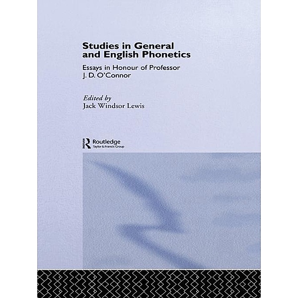 Studies in General and English Phonetics