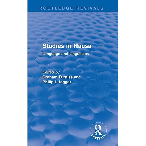 Studies in Hausa, Graham Furniss, Philip J. Jaggar