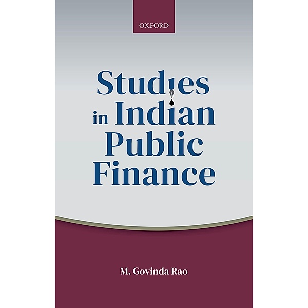 Studies in Indian Public Finance, M. Govinda Rao