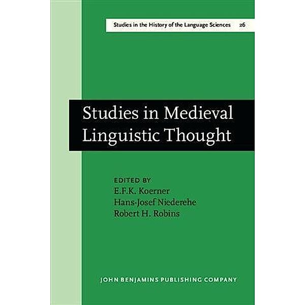 Studies in Medieval Linguistic Thought