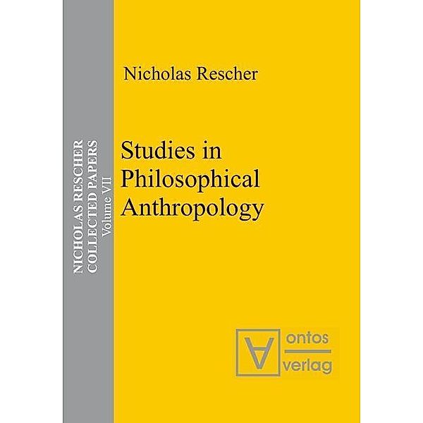 Studies in Philosophical Anthropology, Nicholas Rescher