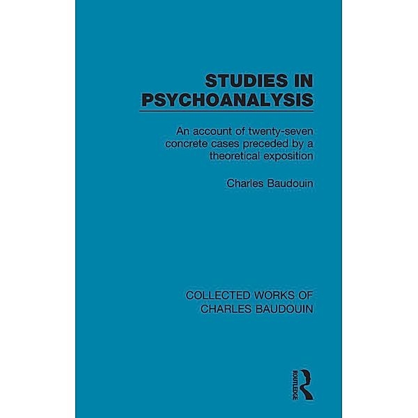 Studies in Psychoanalysis, Charles Baudouin