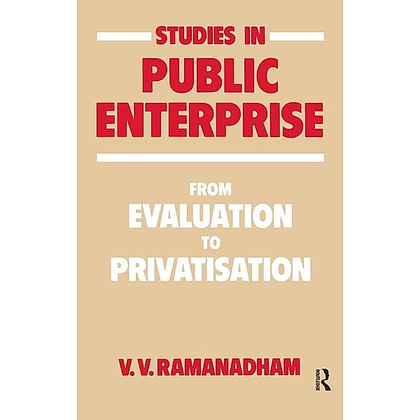 Studies in Public Enterprise, V. V. Ramanadham