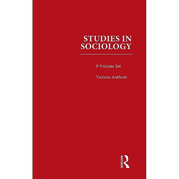 Studies in Sociology, Authors Various
