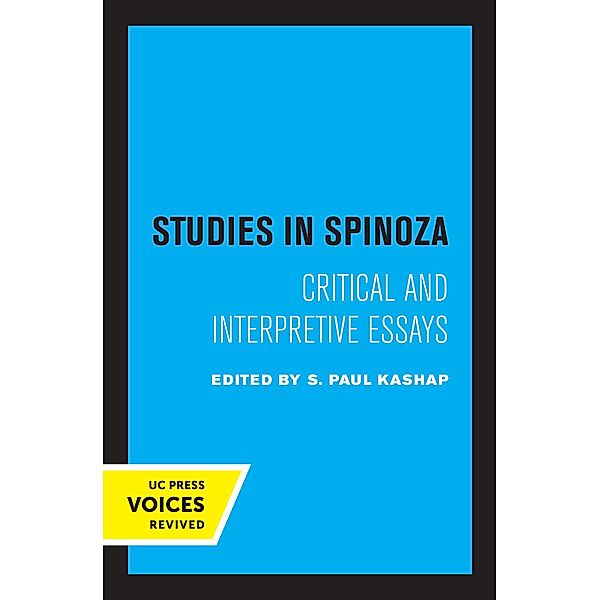 Studies in Spinoza