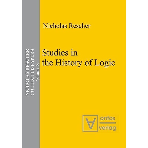 Studies in the History of Logic, Nicholas Rescher