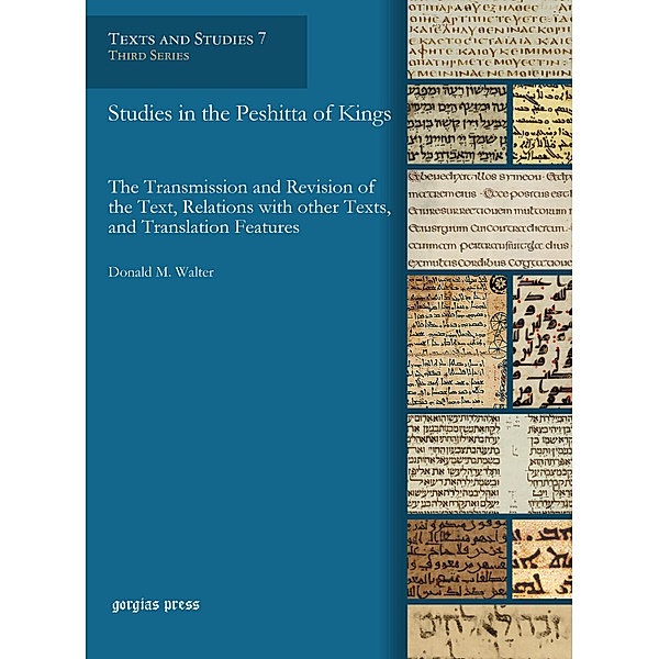 Studies in the Peshitta of Kings, Donald M. Walter