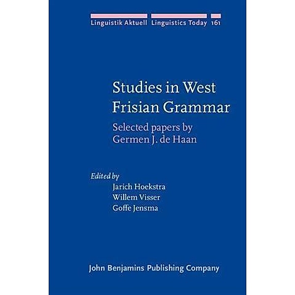 Studies in West Frisian Grammar, Germen J. Haan