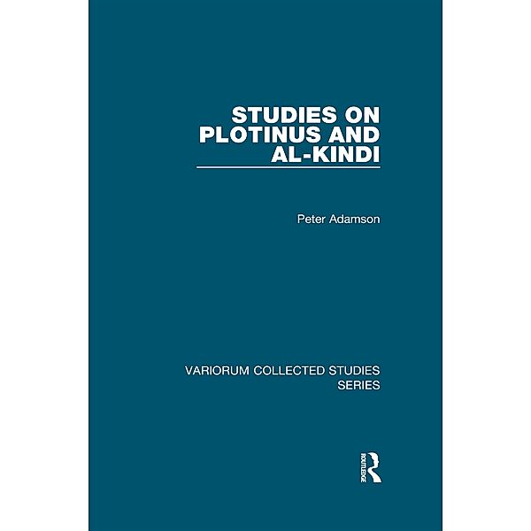 Studies on Plotinus and al-Kindi, Peter Adamson