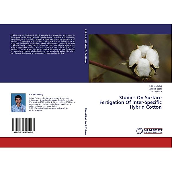 Studies On Surface Fertigation Of Inter-Specific Hybrid Cotton, H. R. BharathRaj, Mukund Joshi, G. V. Vishaka