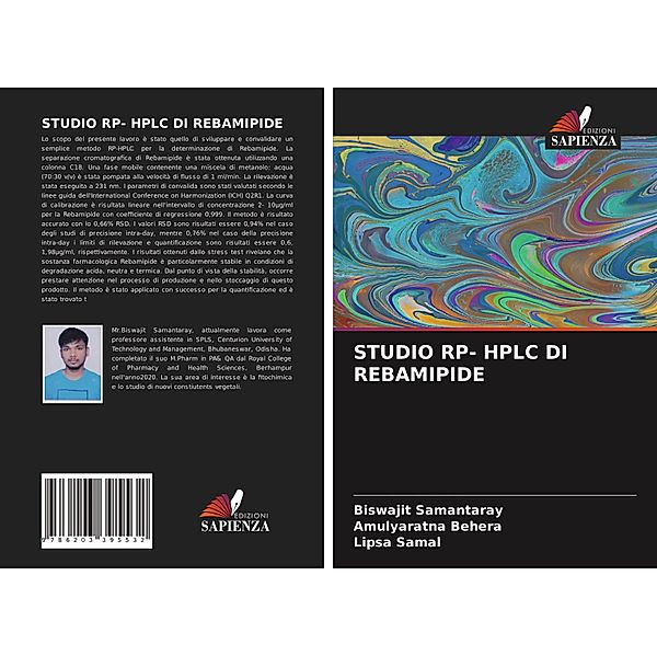 STUDIO RP- HPLC DI REBAMIPIDE, Biswajit Samantaray, Amulyaratna Behera, Lipsa Samal