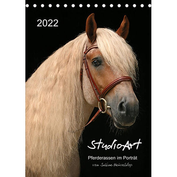 StudioArt Pferderassen im Porträt (Tischkalender 2022 DIN A5 hoch), Sabine Heüveldop