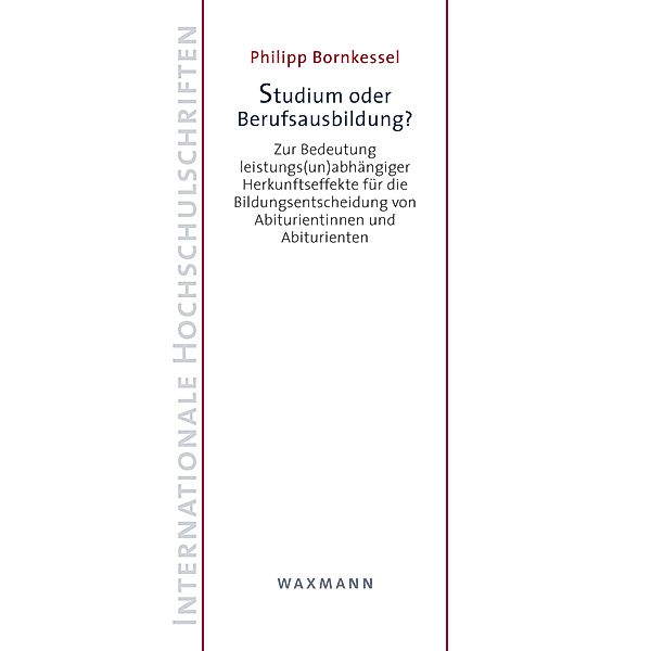 Studium oder Berufsausbildung?, Philipp Bornkessel