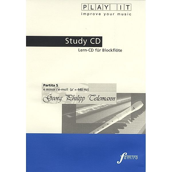 Study-Cd For Recorder - Partita 5,E-Moll, Diverse Interpreten