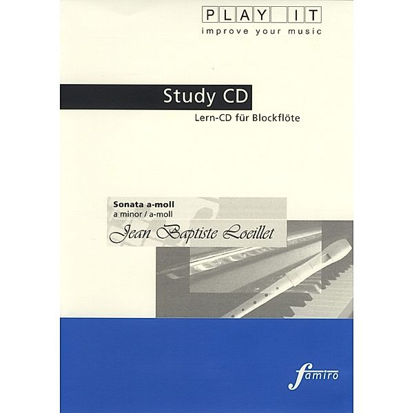 Study-Cd For Recorder - Sonata A-Moll, Diverse Interpreten