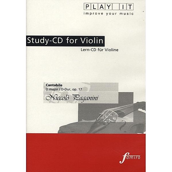 Study-Cd For Violin - Cantabile,Op.17,D-Dur, Diverse Interpreten