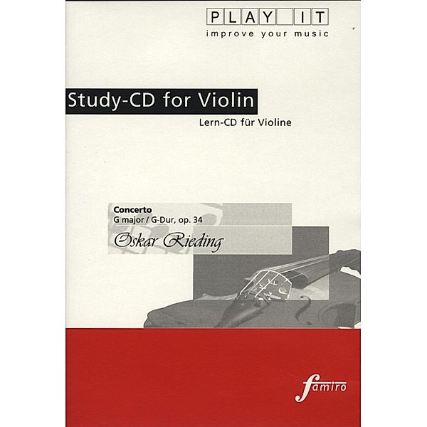 Study-Cd For Violin - Concerto,G-Dur,Op.34, Diverse Interpreten