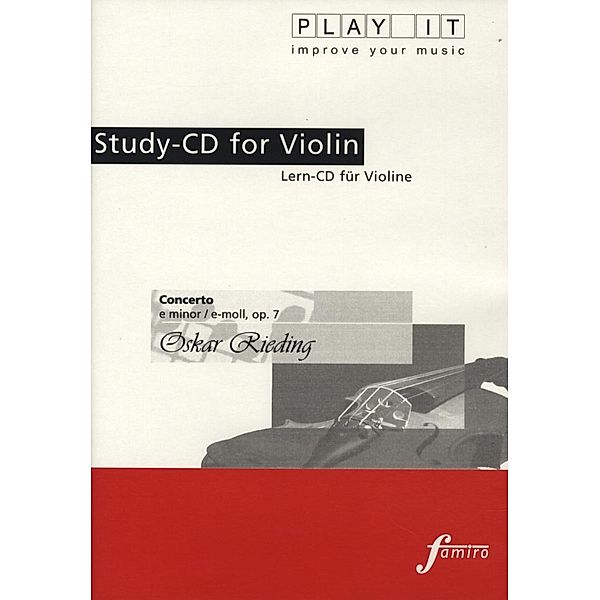 Study-Cd For Violin - Concerto Op.7,E-Moll, Diverse Interpreten