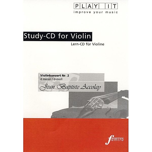 Study-Cd For Violin - Violinenkonzert Nr.2,D-Moll, Diverse Interpreten