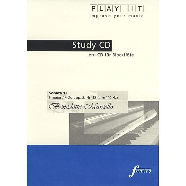 Study-Cd Recorder - Sonata 12,F-Dur,Op.2,Nr. 12, Diverse Interpreten