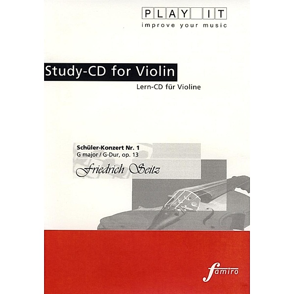 Study-Cd Violin - Schüler-Konzert Nr.1,G-Dur,Op.13, Diverse Interpreten