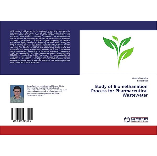 Study of Biomethanation Process for Pharmaceutical Wastewater, Suresh Chovatiya, Ronak Patel