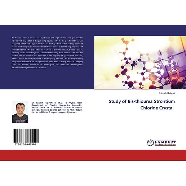 Study of Bis-thiourea Strontium Chloride Crystal, Rakesh Hajiyani