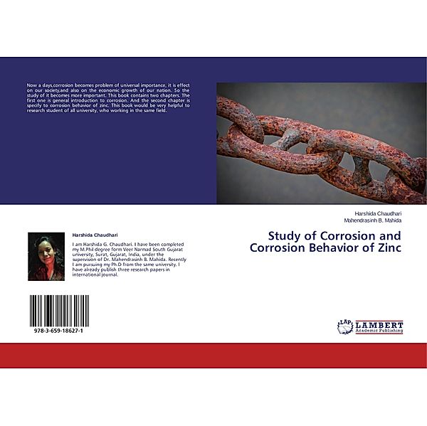 Study of Corrosion and Corrosion Behavior of Zinc, Harshida Chaudhari, Mahendrasinh B. Mahida