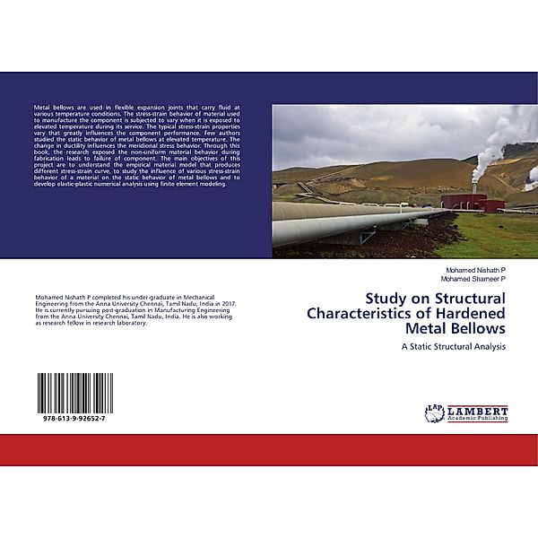 Study on Structural Characteristics of Hardened Metal Bellows, Mohamed Nishath P, Mohamed Shameer P