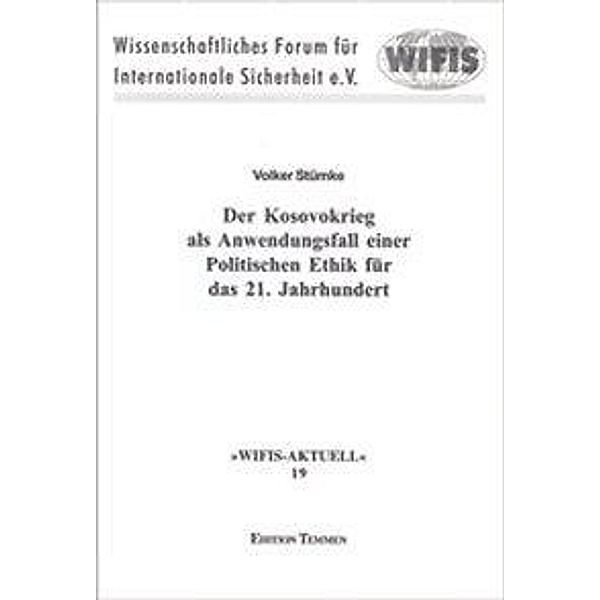 Stümke, V: Kosovokrieg als Anwendungsfall einer Politischen, Volker Stümke