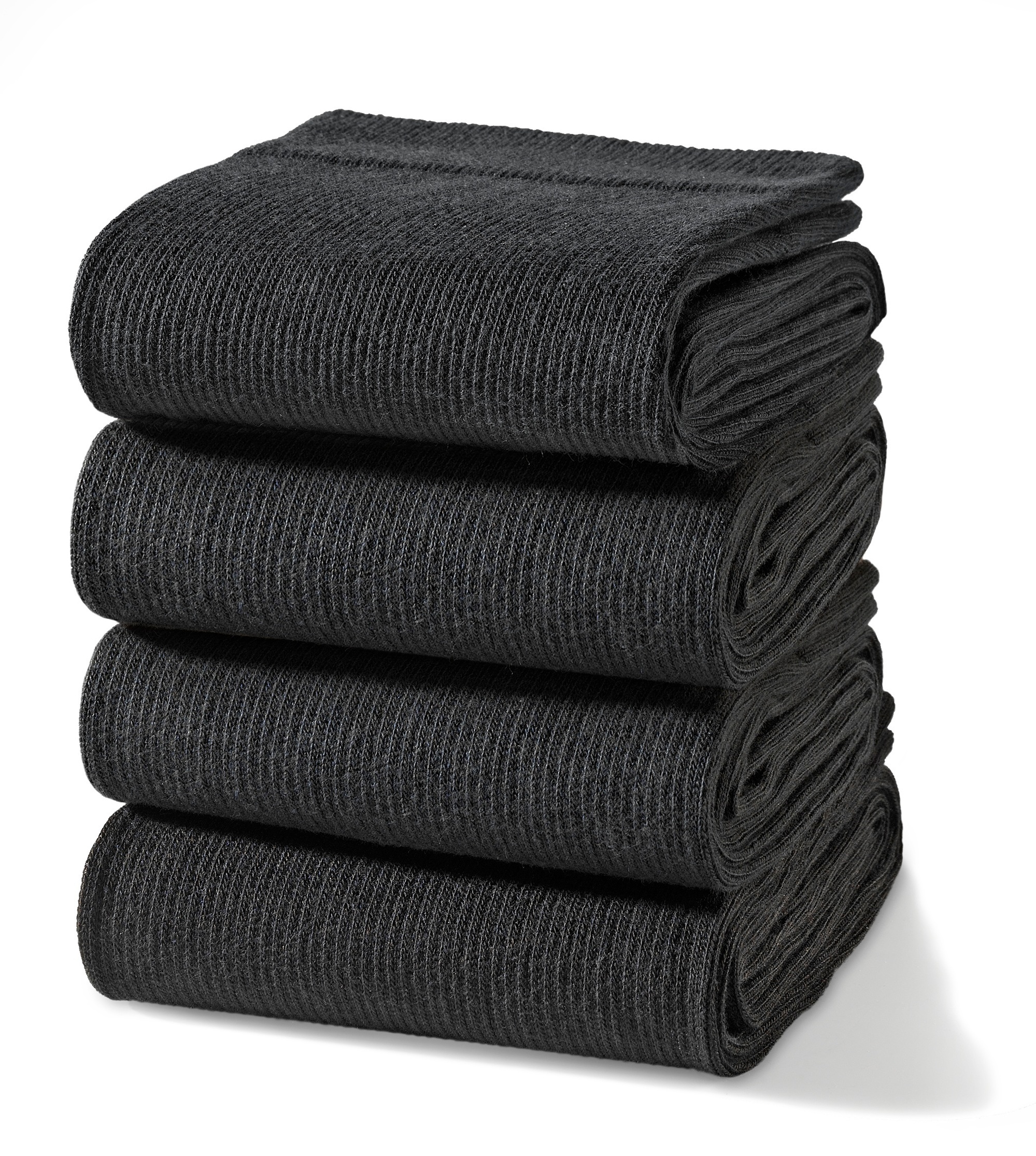 Stützstrümpfe Baumwolle 3+1 Bonuspack, schwarz Größe: L 41-43