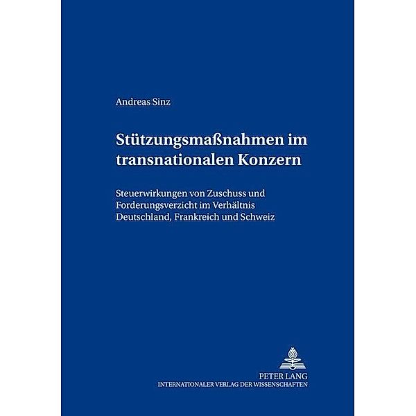 Stützungsmaßnahmen im transnationalen Konzern, Andreas Sinz