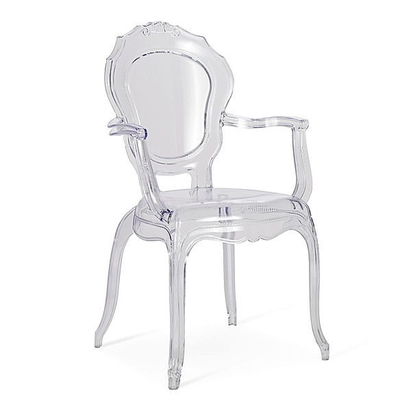 Stuhl mit Armlehne Olek (Farbe: Transparent)