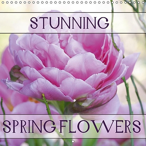 Stunning Spring Flowers (Wall Calendar 2018 300 × 300 mm Square), Gisela Kruse
