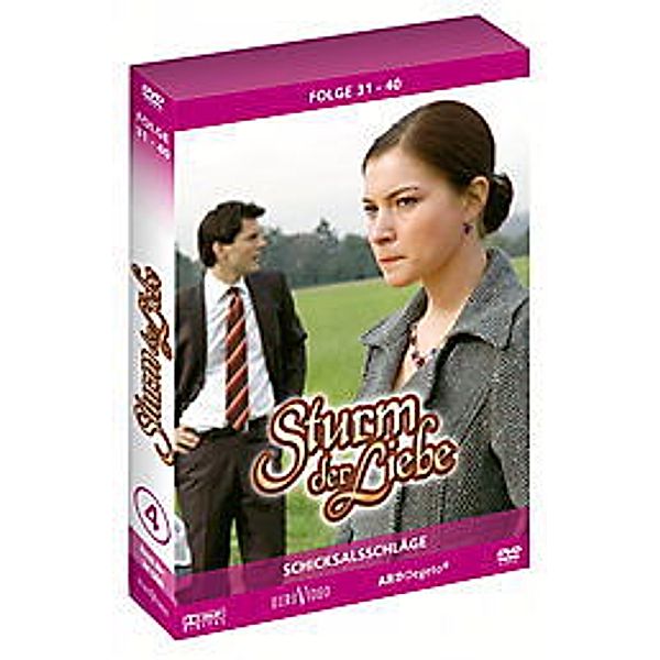 Sturm der Liebe 4 - Schicksalsschläge (Folge 31 - 40), Sturm d.Liebe 4.Staff., 3 Dvd