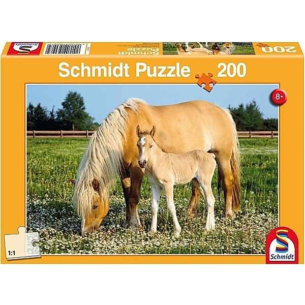 Stute mit Fohlen (Kinderpuzzle)