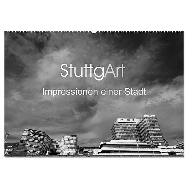StuttgArt - Impressionen einer Stadt (Wandkalender 2024 DIN A2 quer), CALVENDO Monatskalender, Andy Ridder
