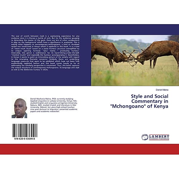 Style and Social Commentary in Mchongoano of Kenya, Daniel Maina