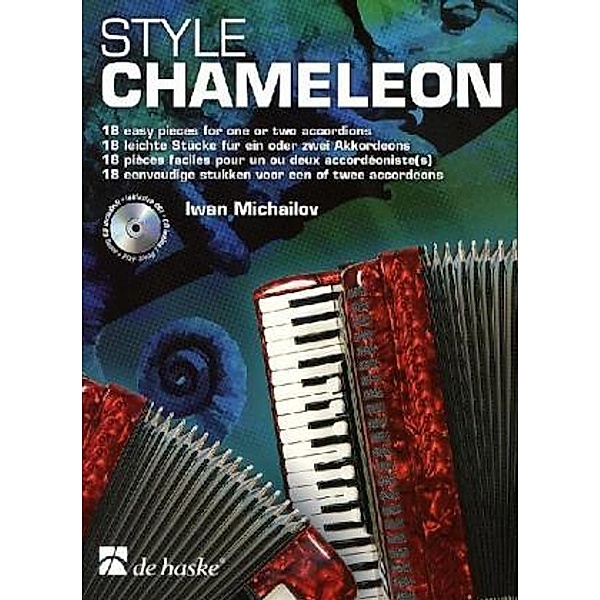 Style Chameleon, für ein oder zwei Akkordeons, m. Audio-CD, Iwan Michailov