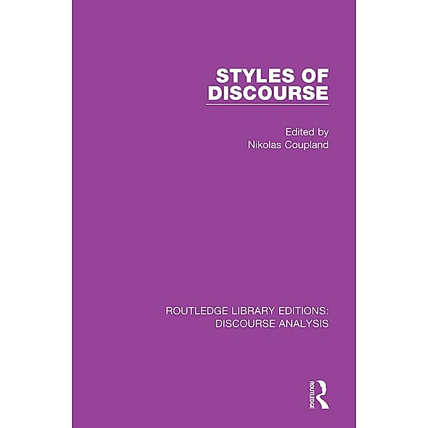 Styles of Discourse