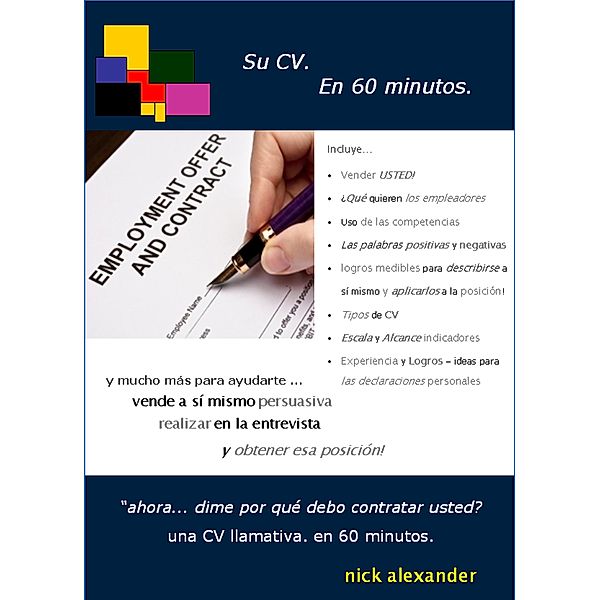 Su CV en 60 Minutos, Nick J. Alexander