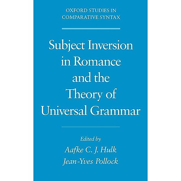 Subject Inversion in Romance and the Theory of Universal Grammar