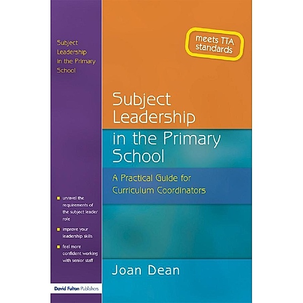 Subject Leadership in the Primary School, Joan Dean
