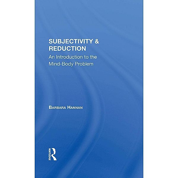 Subjectivity And Reduction, Barbara Hannan
