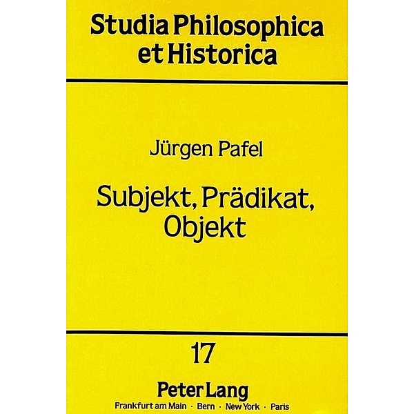 Subjekt, Prädikat, Objekt, Jürgen Pafel